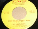 HESITATIONS  Is This The Way (GWP)  NORTHERN SOUL 45 