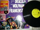 THE STORY OF DRACULA WOLFMAN AND FRANKENSTEIN BOOK & LP