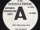 UNIQUES Not Too Long Ago UK DEMO northern soul LISTEN