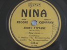 78 RPM Greek rebetika Nina 631 Dalia Rena