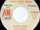 rare Crossover Soul 45 LEOLA JILES on A&M Listen