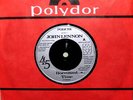 JOHN LENNON Borrowed Time 7 UK DEMO DJ 45 BEATLES PROMO