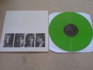 THE BEATLES WHITE UNPLUGGED ALBUM LP GREEN VINYL EX+