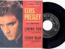 ELVIS PRESLEY LOVING YOU ITALIAN SINGLE .ORIGINAL