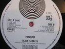 BLACK SABBATH PARANOID OZZY OSBOURNE VERTIGO SWIRL LP