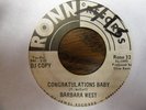 Barbara West Congratulations baby Ronn 32 northern 45