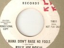 BILLY JOE ROYAL MAMA RAISE NO FOOLS  NORTHERN SOUL hear