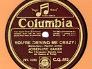 JOSEPHINE BAKER in Paris 1931 laminated 78 Columbia ITA
