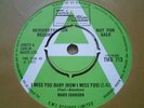 MARV JOHNSON i miss you baby UK TAMLA DEMO TMG713 MINT
