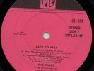 UK The Kinks Face to Face EXPORT LP 1966 NSPL STEREO