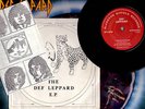DEF LEPPARD BLUDGEON RED LABEL PIC COVER INSERT NWOBHM