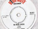 Patsy We Were Lovers UK 1968 High Note Listen