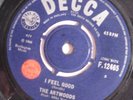 ARTWOODS I FEEL GOOD DECCA RECORD F 12465 60'S BEAT 7