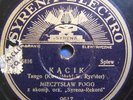 POLISH 78 RPM- SYRENA - KACIK- MIECZYSLAW FOGG - TANGO