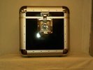 Black/Silver DJ Vinyl Record Flight Case Retro