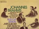 Brahms quartets 1&2 / BUSCH QUARTET  2LP EMI ELECTROLA