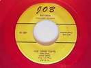 RARE BLUES RED WAX  45 JOB LABEL 1007  