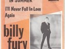 BILLY FURY In Summer  UNIQUE Denmark 45 LISTEN