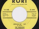 Tittyshaker 45-Fabulous Continentals-Breakin' Up-Hear 