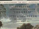 SAX 2397 SCHUBERT SYMPHONY No. 9 OTTO KLEMPERER