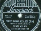 BRUNSWICK 8281 BILLIE HOLIDAY JAZZ 78 RPM TEDDY WILSON