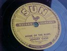 HOME OF THE BLUES  Sun Records 78 JOHNNY CASH