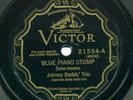 Victor 21554 Johnny Dodds Trio BLUE PIANO STOMP in E/E-