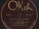 78 OKEH 8261 LOUIS ARMSTRONG & HIS HOT FIVE GUT BUCKET