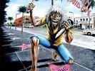 IRON MAIDEN *WEST SIDE OF THE BEAST* clear vinyl LP