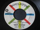Sarah Vaughan on Roulette   R&B / northern soul 45 HEAR