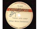 Cinematone Billy Mills Autographed ? 78rpm Record #300