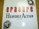 ERASURE - HEAVENLY ACTION (VERY RARE AUTOGRAPHED 12
