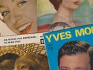 45T EP dédicacés Yves MONTAND Sara MONTIEL PATACHOU