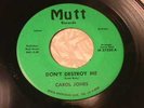 CAROL JONES Killer Detroit Soul Funk 45 on MUTT Hear