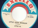 LITTLE AL -LITTLE LEAN WOMAN -BLUES /R&B -EXCELLO VG+++