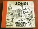 Almanac Singers   RARE 1ST RECORD Songs for John Doe 78