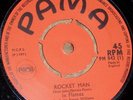 IN FLAMES Rocket Man ORIGINAL 1972 UK 7