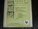1st ANDY WARHOL COVER 1949 Carlos Chavez Mexican Music
