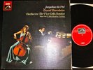 DU PRE & BARENBOIM BEETHOVEN CELLO SONATAS: EMI 3LPs NM