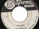 RARE SKA THE PARAGONS - PLAY GIRL - JA SUPREME 1966 ?