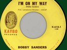 BOBBY SANDERS (Group) I'm on My Way 45rpm Kaybo 1961