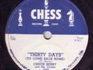 Chuck Berry - 78 rpm record - Thirty Days - Chess 1610