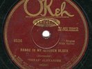 TEXAS ALEXANDER Range In My Kitchen Blues Okeh 8526 VG