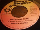 BEVERLY & DUANE RARE DET MOD SOUL ON BROWN BOMBER LBL *