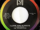 rare Soul 45 RIVINGTONS i love you always VEE-JAY Hear