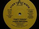PIERCE BROTHERS PARTY PERSON STAR BIRTH DISCO FUNK 12