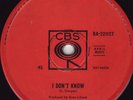 COLIN COOPER-1964-I Don't Know-45-Atlantics-Surf-Garage
