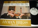 Hyman Bress Bach Solo Violin 60s Eurodisc Stereo NM