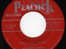 BLUES 45 CLARENCE GATEMOUTH BROWN '56 on PEACOCK 1662