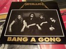 METALLICA BANG A GONG BLUE LP LIVE 1988
